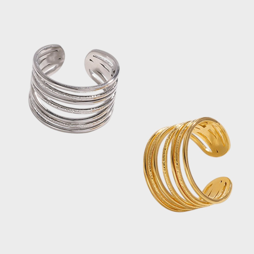 Rubi | Anillo Ajustable de Acero Inoxidable
