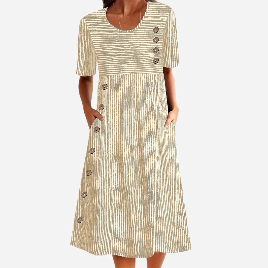 Mirela™ | Vestido de verano a rayas