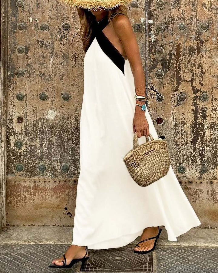 Narah™ | Vestido de cuello cruzado