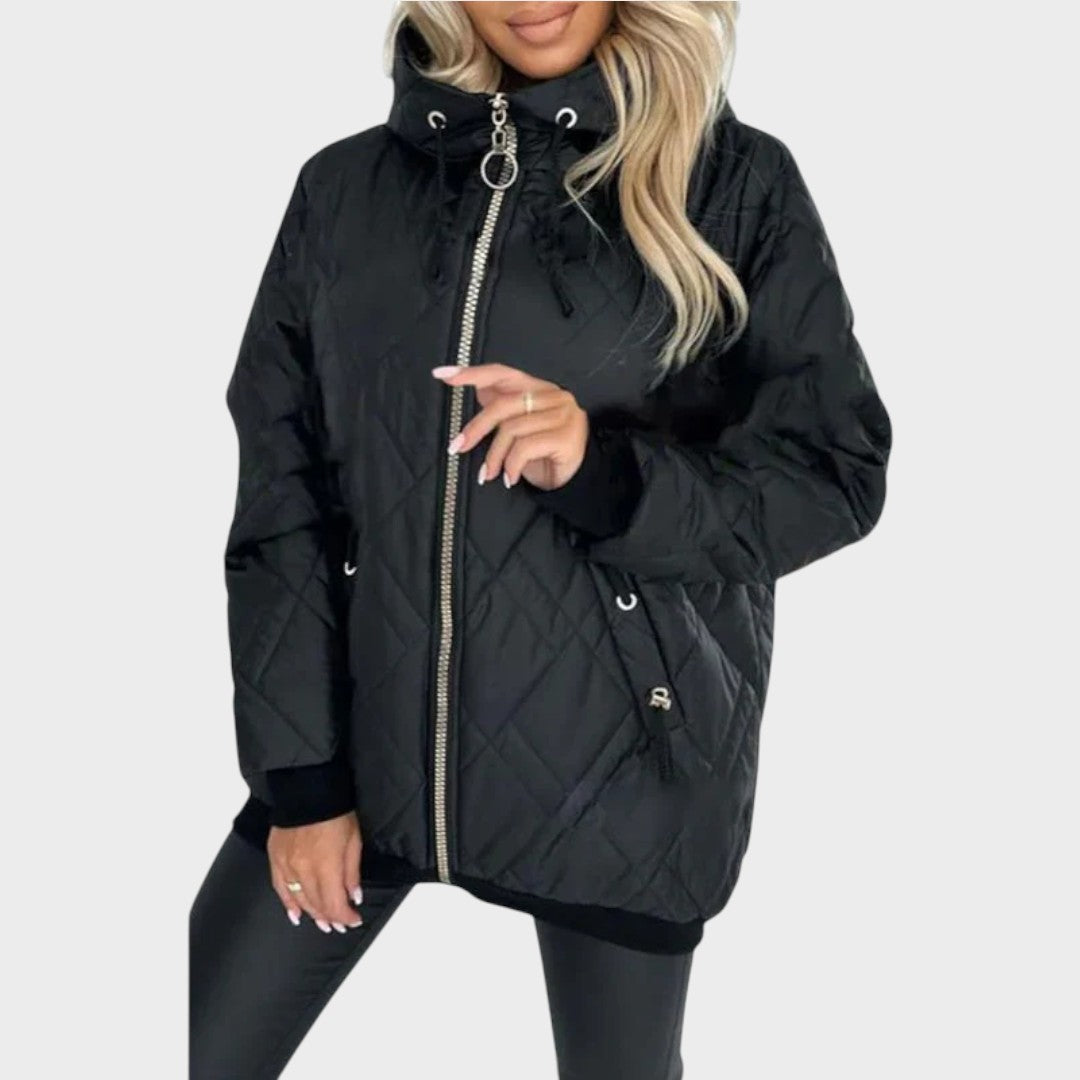 Belle | Chaqueta Acolchada de Invierno con Capucha