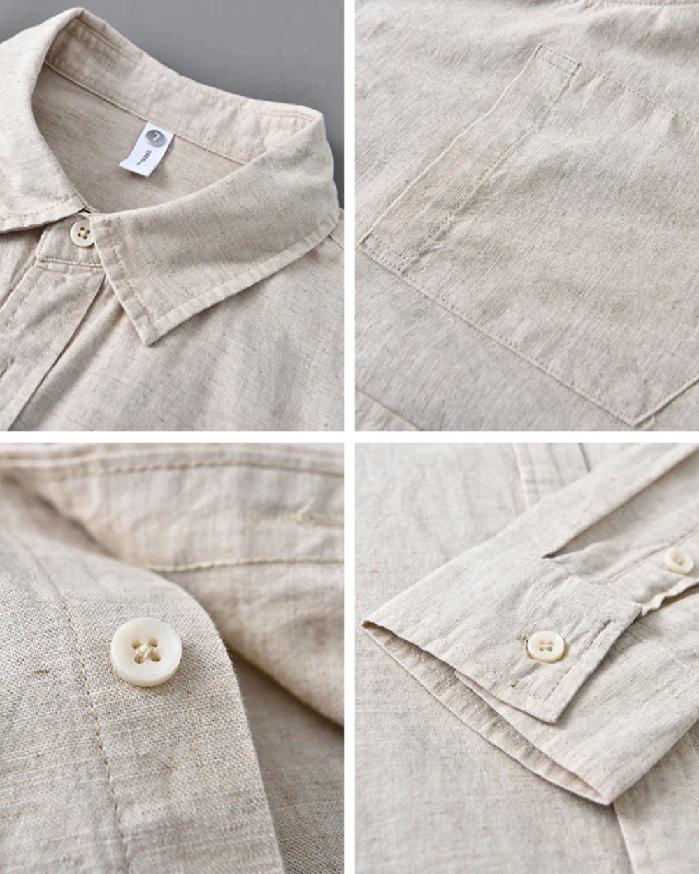 Camisa de lino Doha