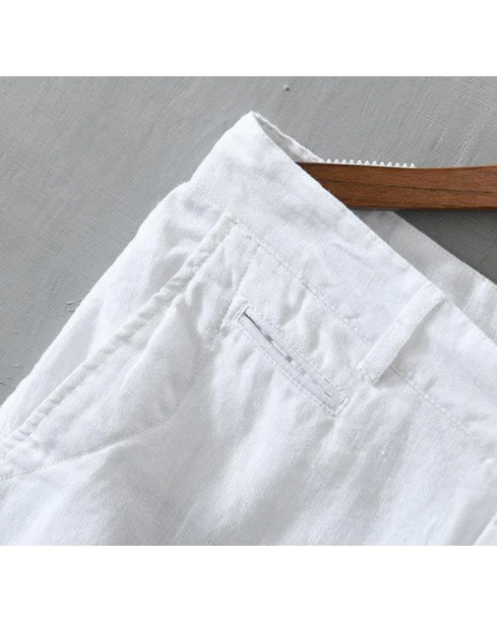 Pantalones cortos de lino Lisbo