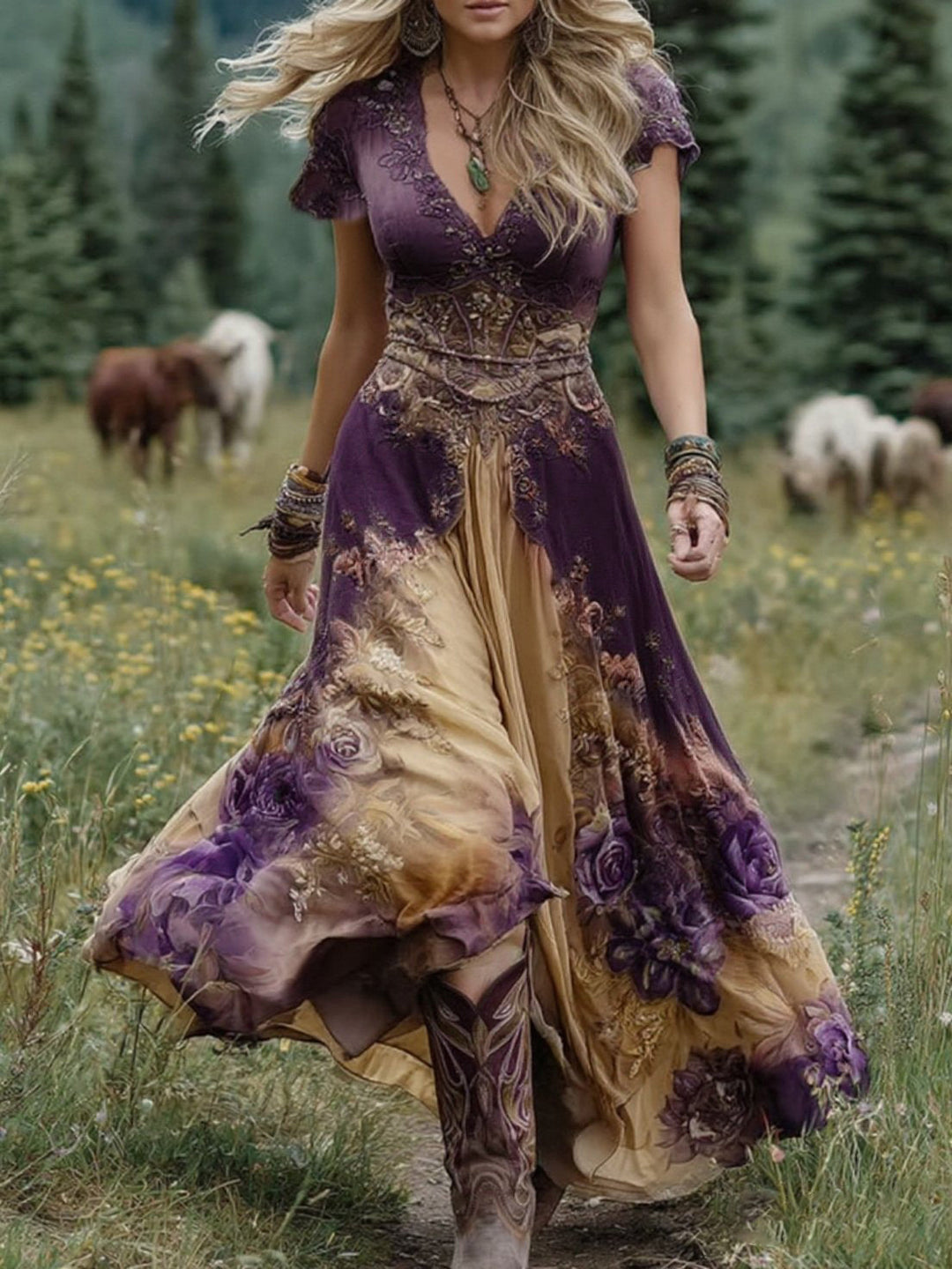 Isla™ | Vestido Maxi Colorido