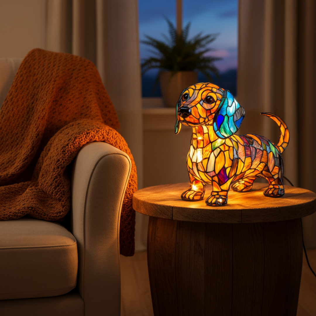 Lámpara de perrito salchicha | Pip