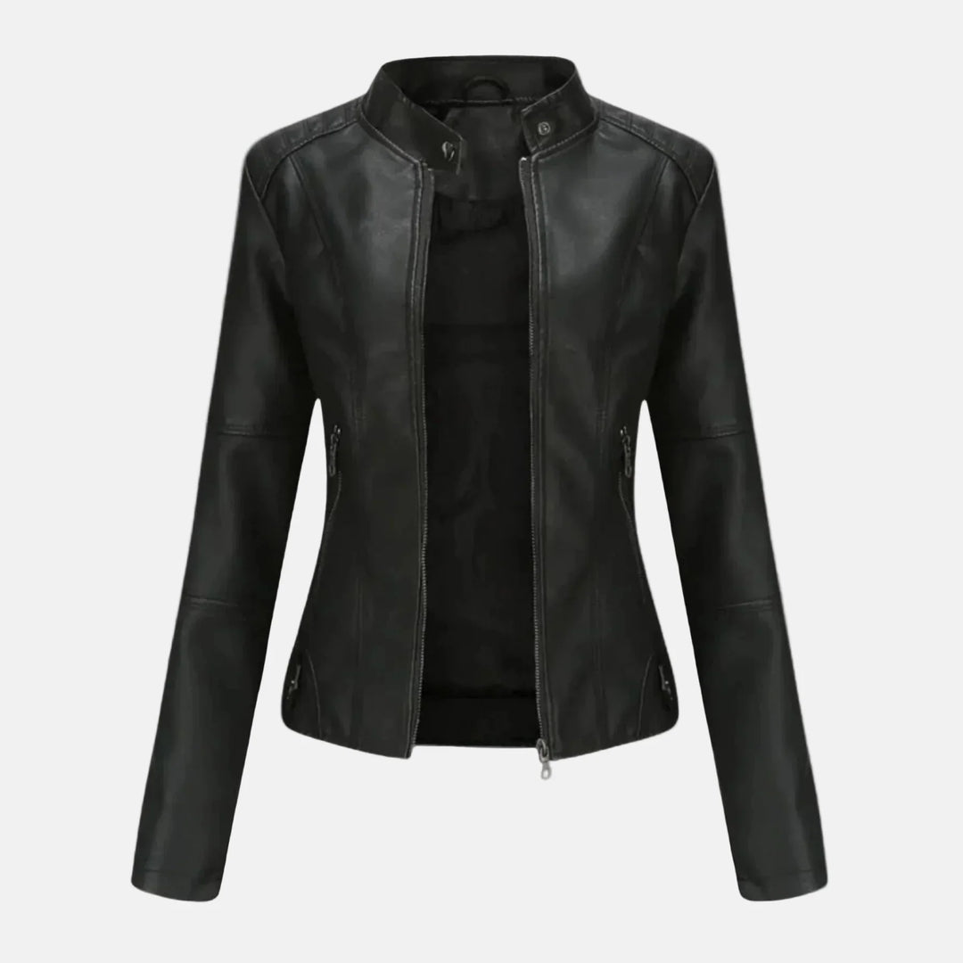 Romina | Chaqueta de Cuero Casual