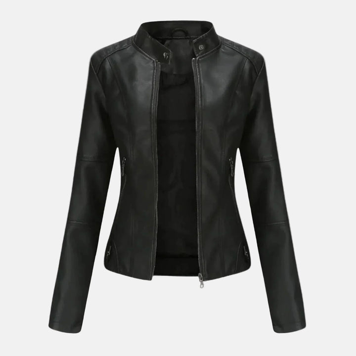 Romina | Chaqueta de Cuero Casual