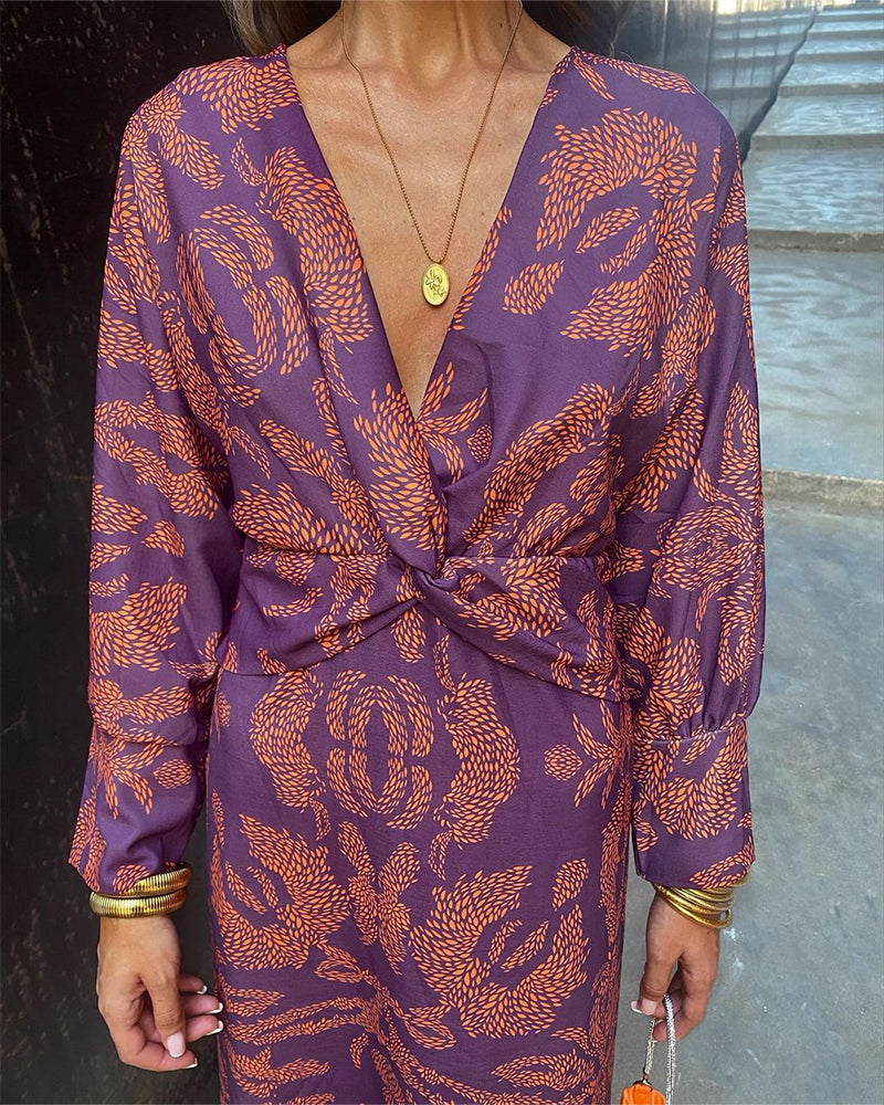 Arielle - Vestido Envoltura Boho Luxe