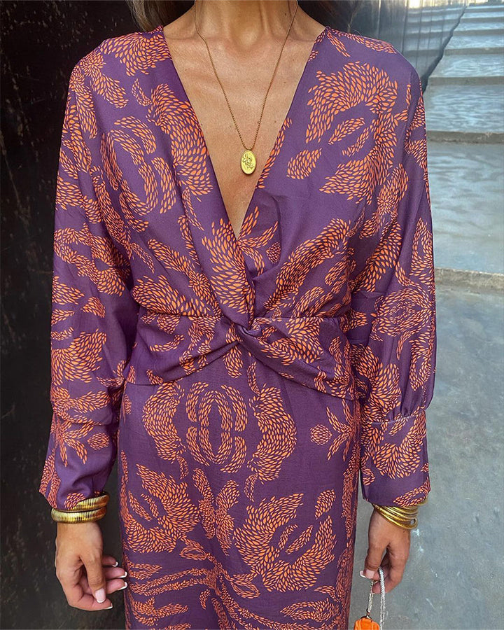 Arielle - Vestido Envoltura Boho Luxe
