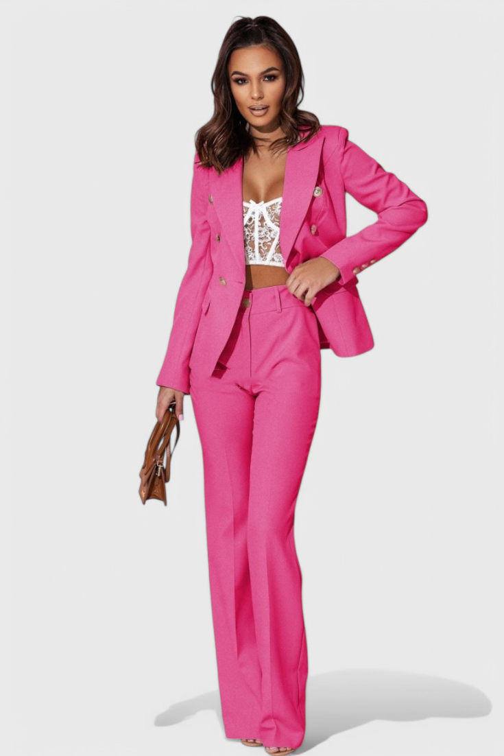 Rosalind Conjunto de Blazer y Pantalones Elegantes