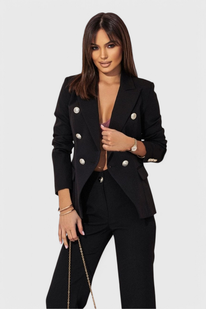 Rosalind Conjunto de Blazer y Pantalones Elegantes