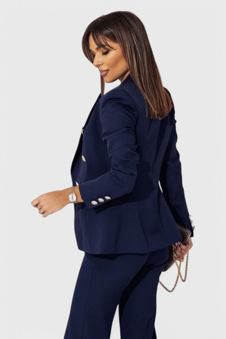 Rosalind Conjunto de Blazer y Pantalones Elegantes