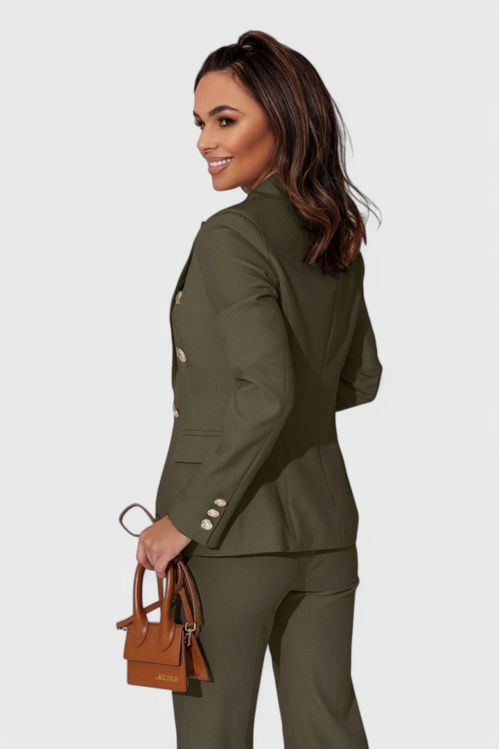 Rosalind Conjunto de Blazer y Pantalones Elegantes