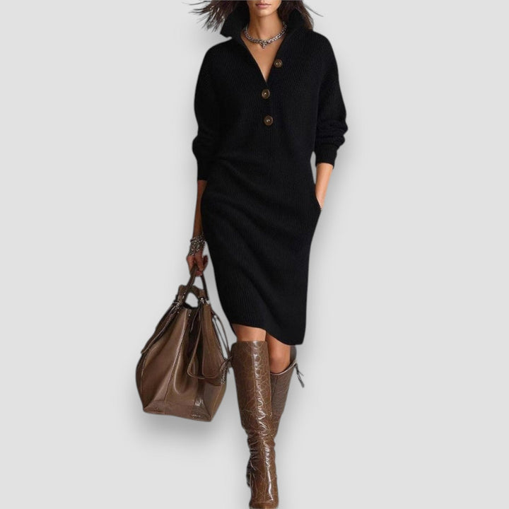 Zoe™ | Vestido de Punto Cálido
