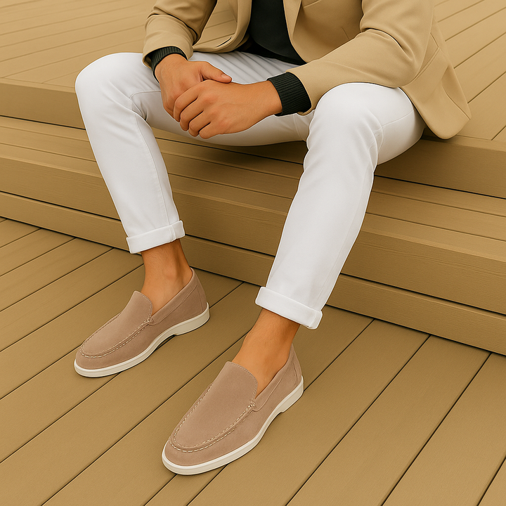 Elegant suede loafers