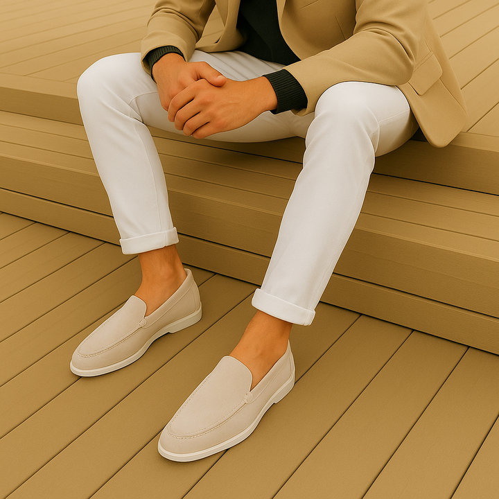 Elegant suede loafers