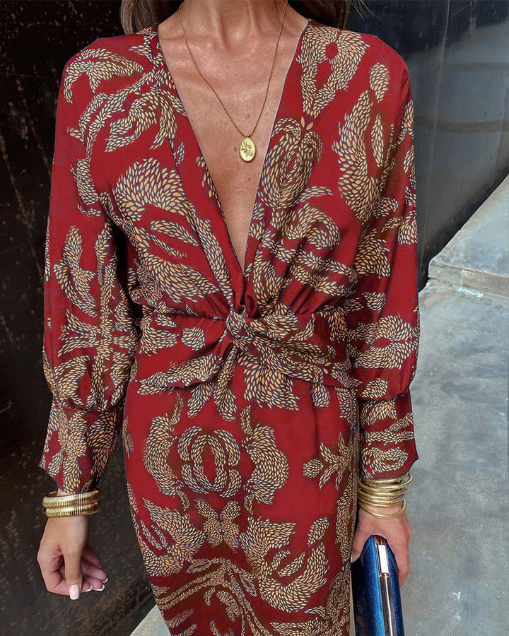 Arielle - Vestido Envoltura Boho Luxe