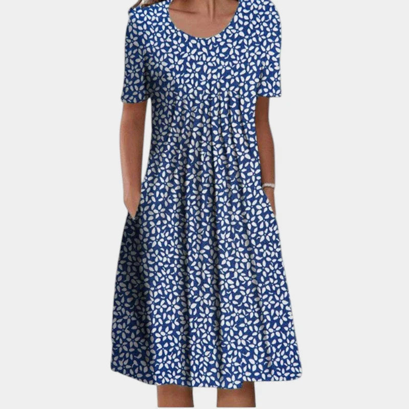 Sofía™ | Vestido Floral con Bolsillos, Estiloso y Casual