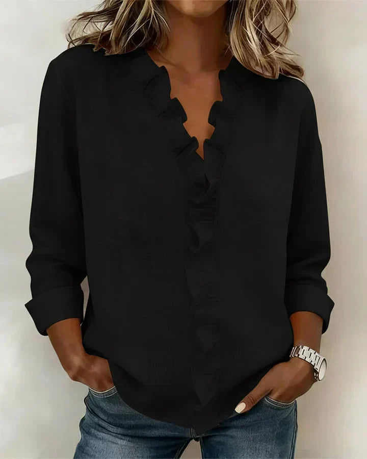 BELLA |  BLUSA CON VOLANTES