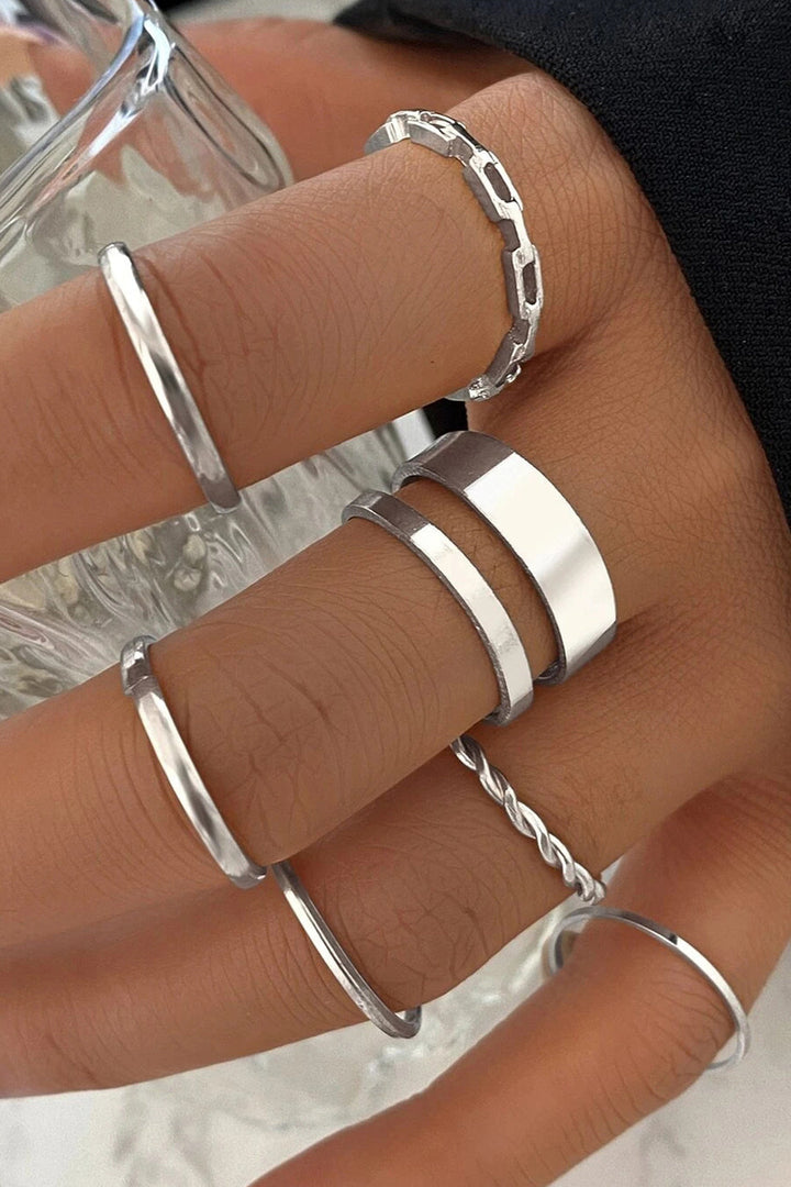 Set de 7 anillos