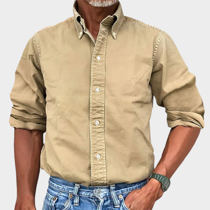 Rafael™ | Camiseta de manga larga sin arrugas