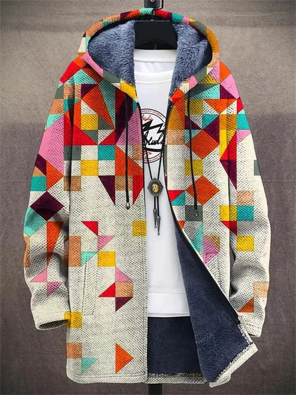 Aria™ - Sudadera con capucha de lujo inspirada en el arte con cremallera