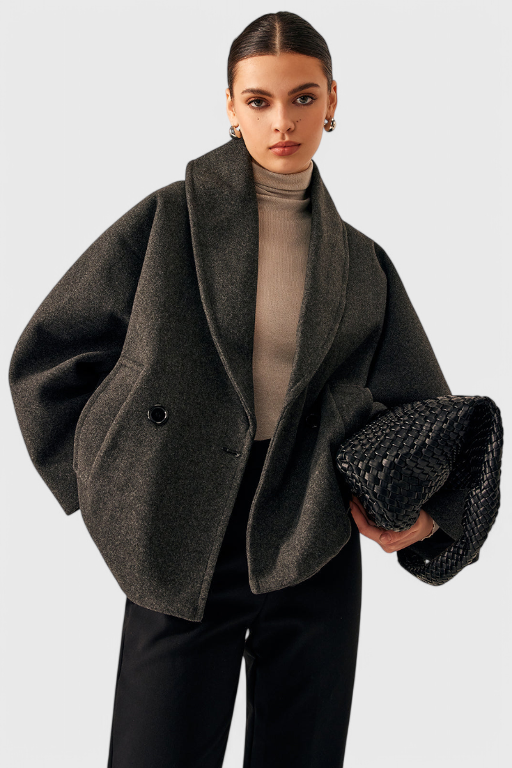 Helena | Abrigo de tweed de gran tamaño