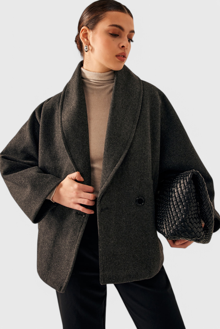 Helena | Abrigo de tweed de gran tamaño