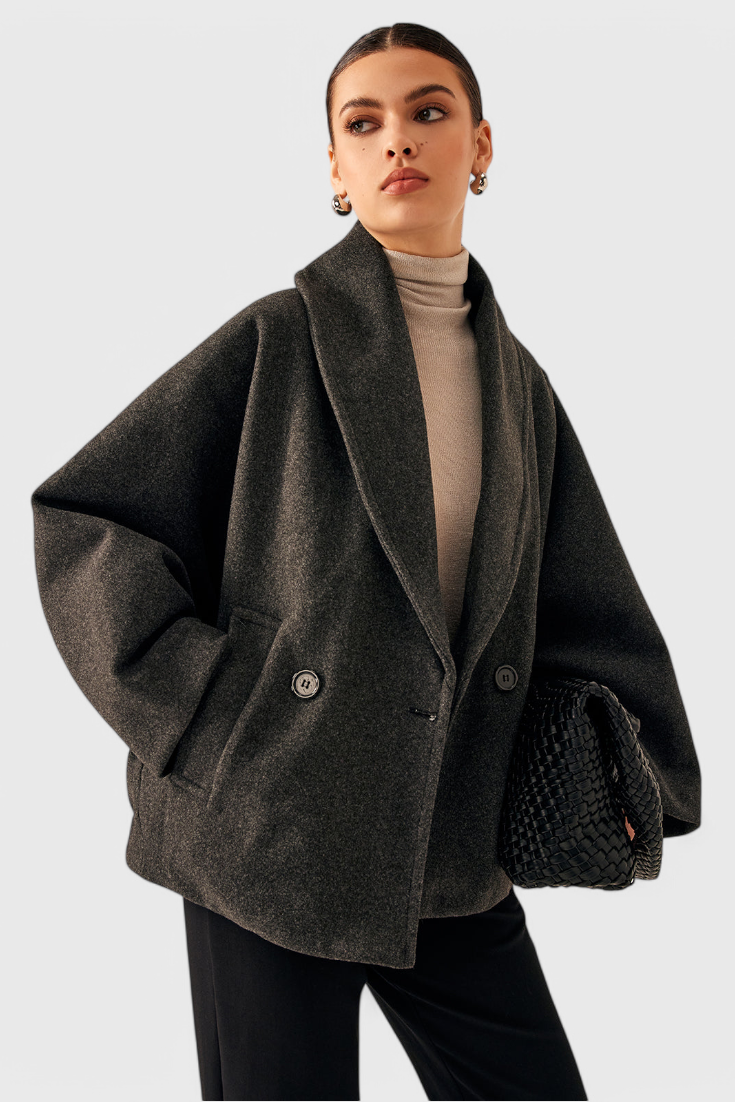 Helena | Abrigo de tweed de gran tamaño