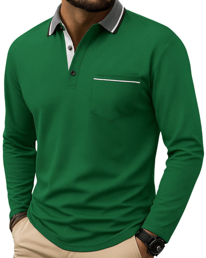 Larsen™ | Polo clásico de manga larga