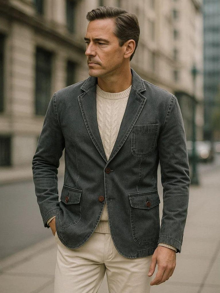 Pacto™ | Blazer de mezclilla