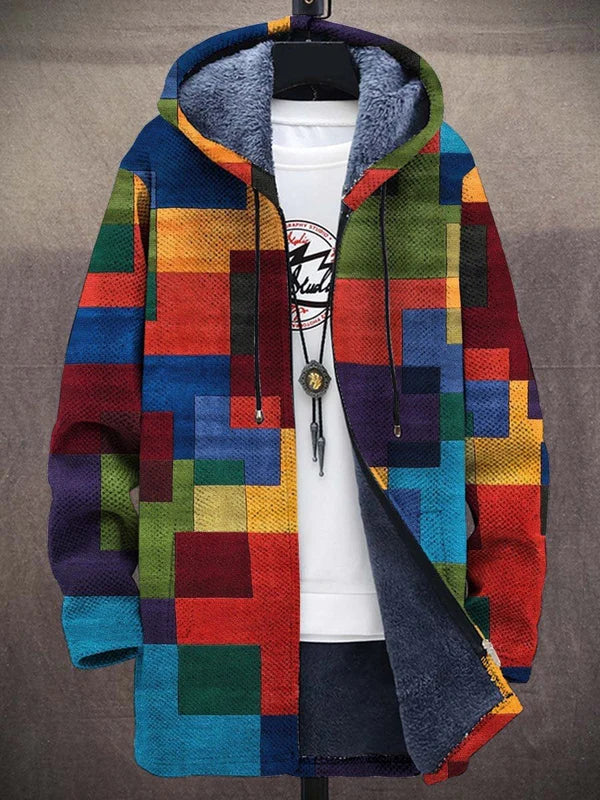 Delilah™ - Chaqueta con capucha de lujo inspirada en el arte con cremallera