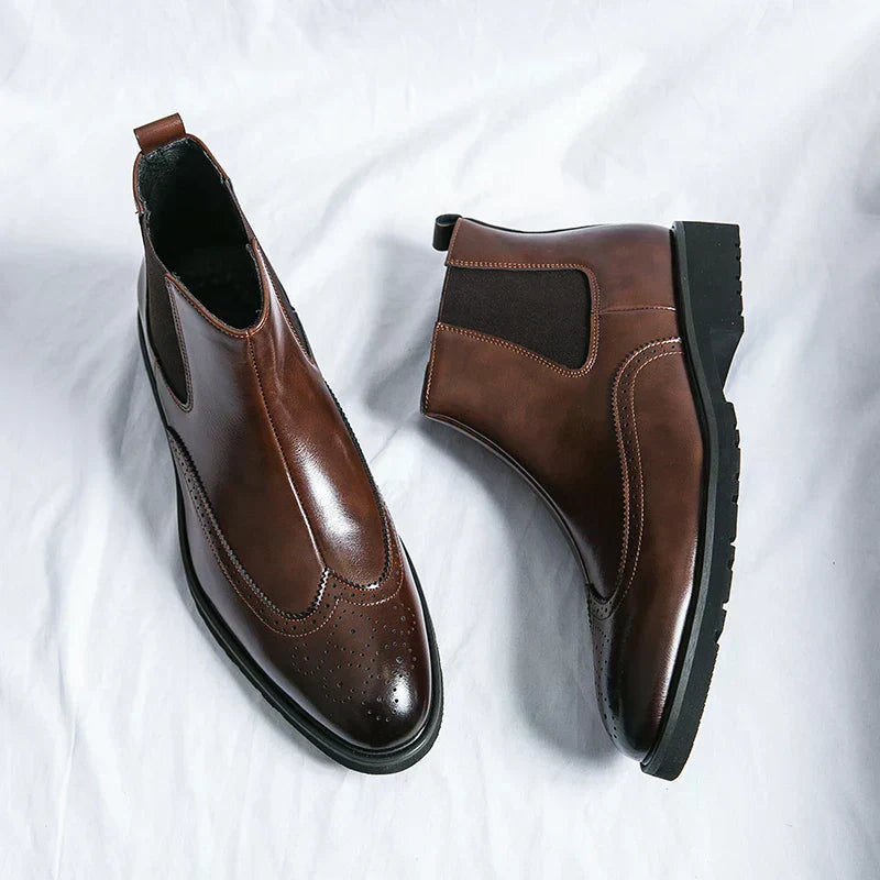 Dwight™ | Botas Chelsea de Cuero Sintético