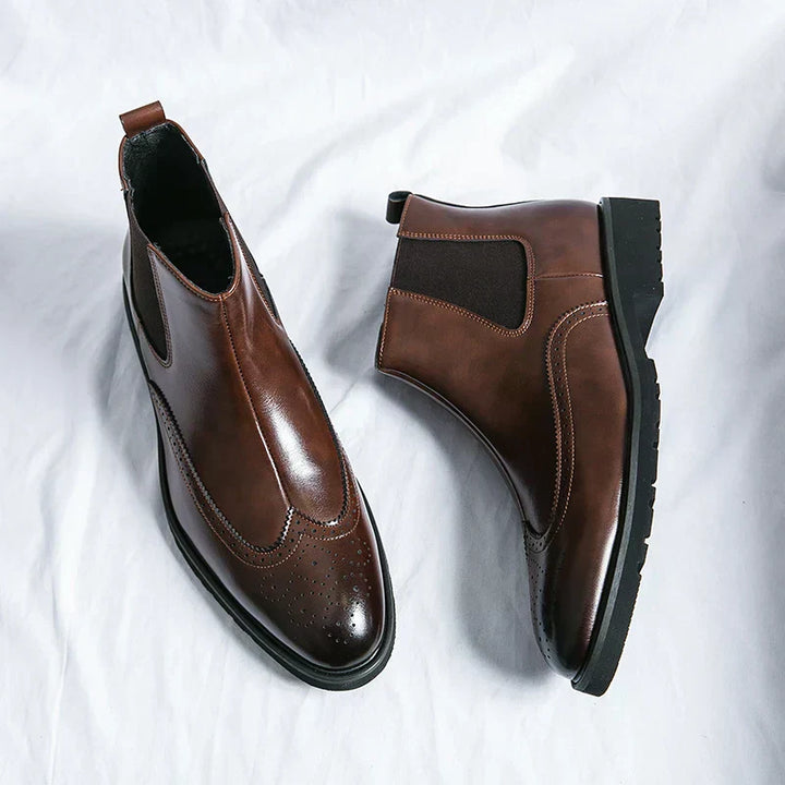 Dwight™ | Botas Chelsea de Cuero Sintético