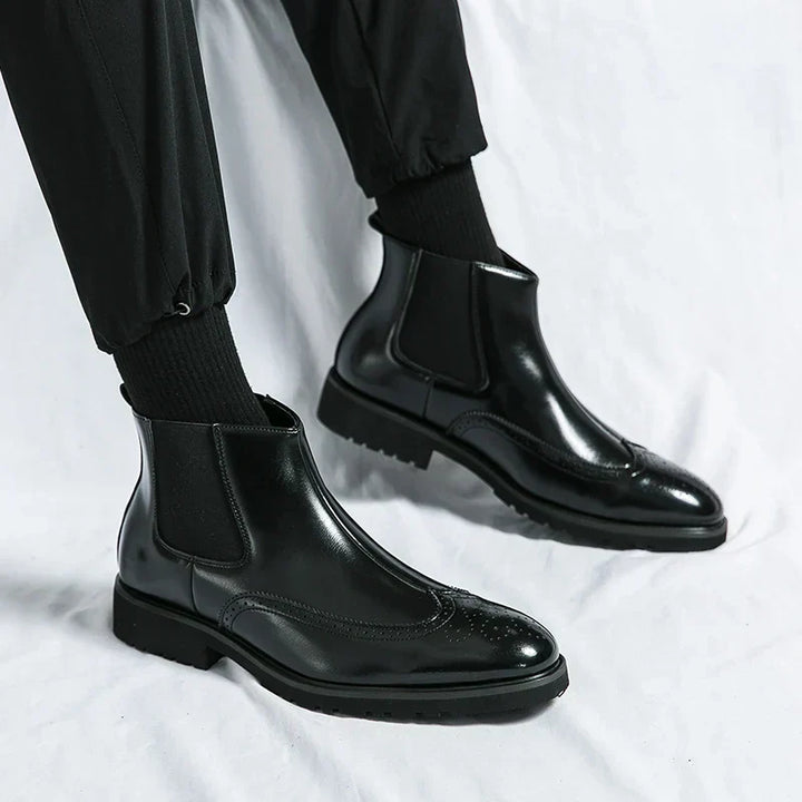 Dwight™ | Botas Chelsea de Cuero Sintético