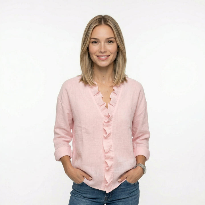 BELLA |  BLUSA CON VOLANTES
