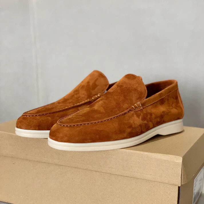 Elegant suede loafers