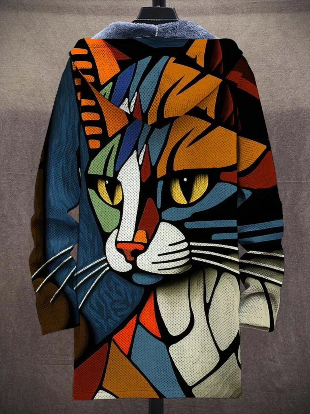 Jindalee™ - Sudadera con capucha de lujo inspirada en el arte con cremallera