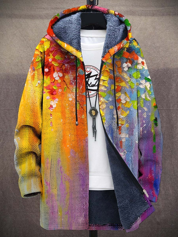 Jindalee™ - Sudadera con capucha de lujo inspirada en el arte con cremallera