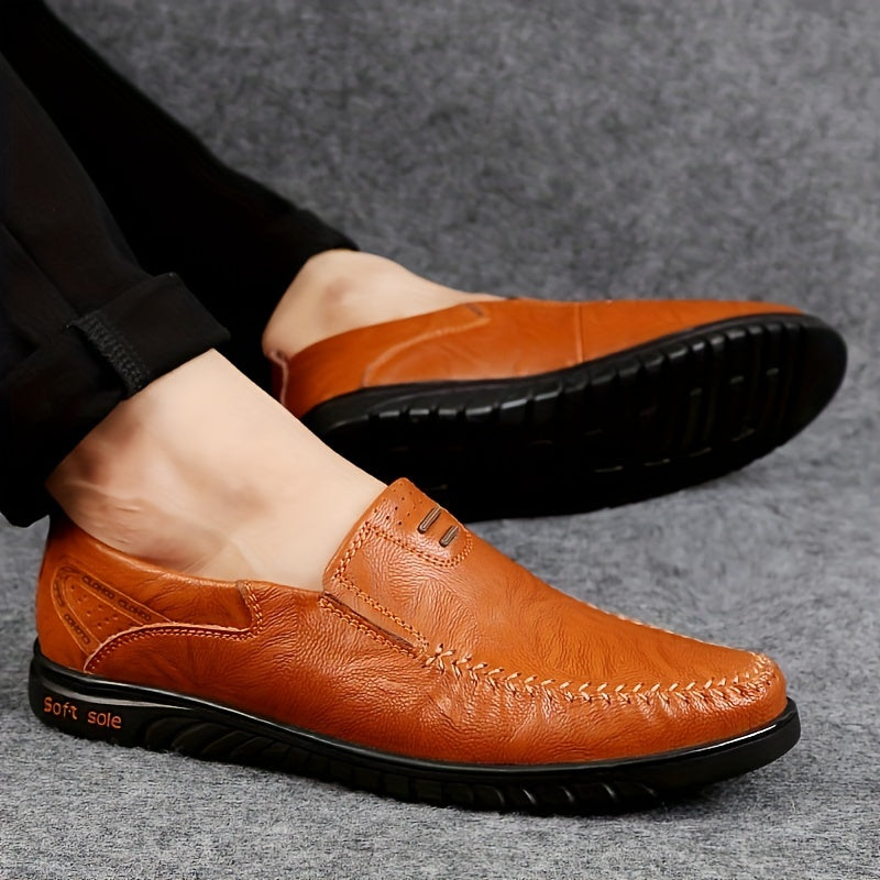 Mocasines elegantes de cuero
