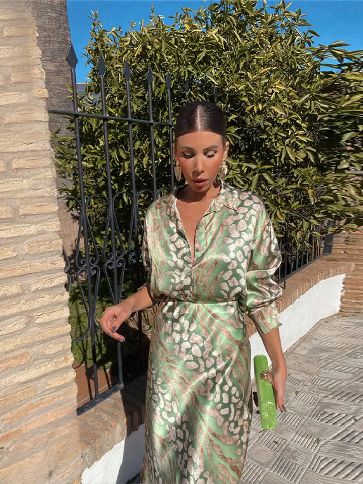 Alva | Vestido de dos piezas elegante de evento