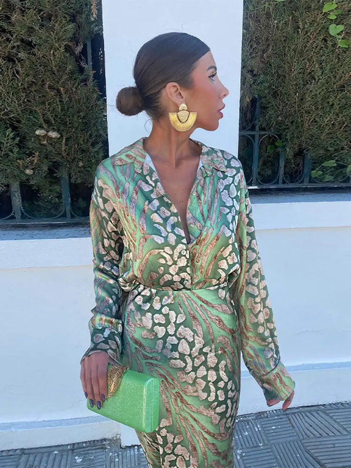 Alva | Vestido de dos piezas elegante de evento