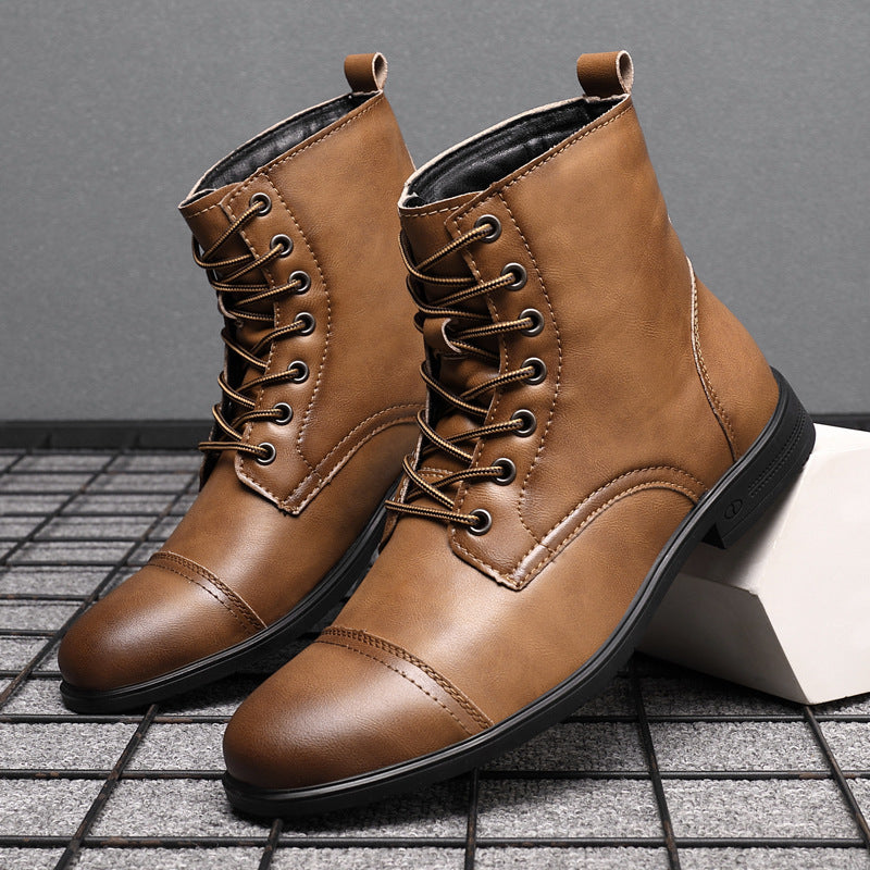 Morgan™ | Botines de cuero sintético