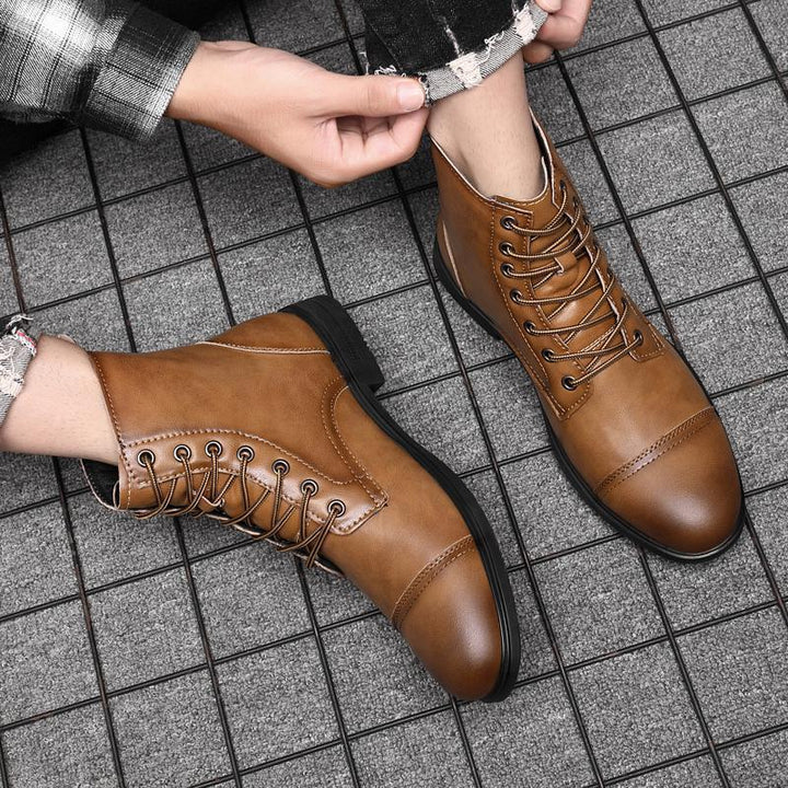 Morgan™ | Botines de cuero sintético