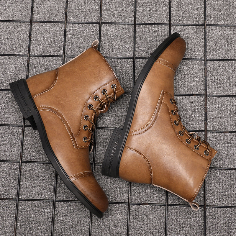 Morgan™ | Botines de cuero sintético