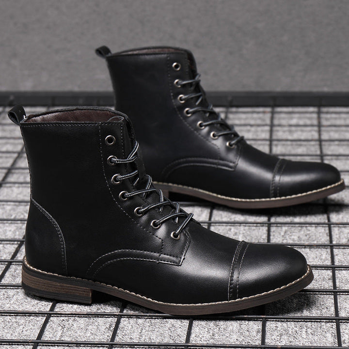 Morgan™ | Botines de cuero sintético