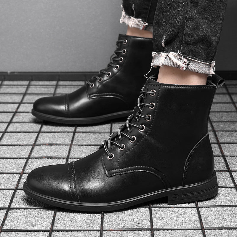 Morgan™ | Botines de cuero sintético