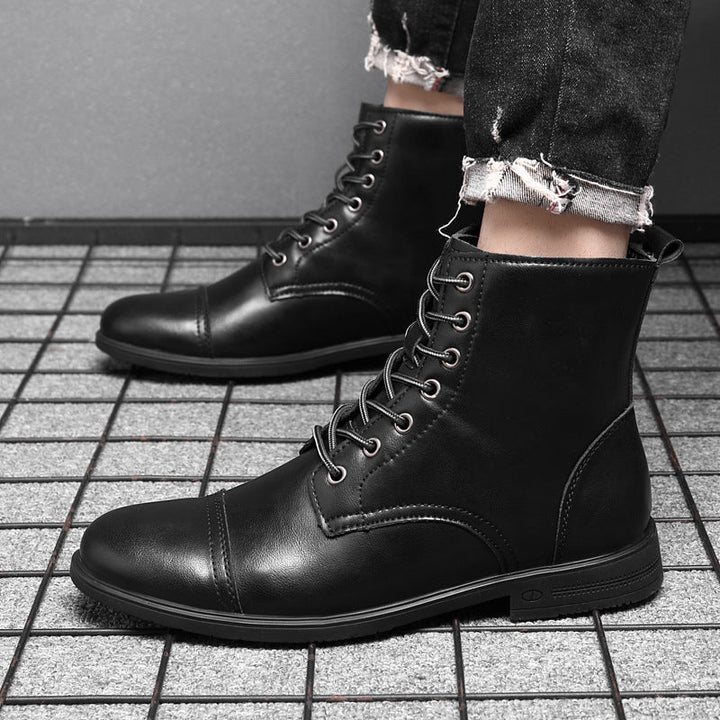 Morgan™ | Botines de cuero sintético