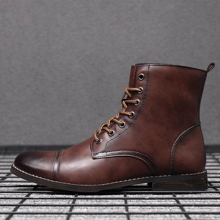 Morgan™ | Botines de cuero sintético