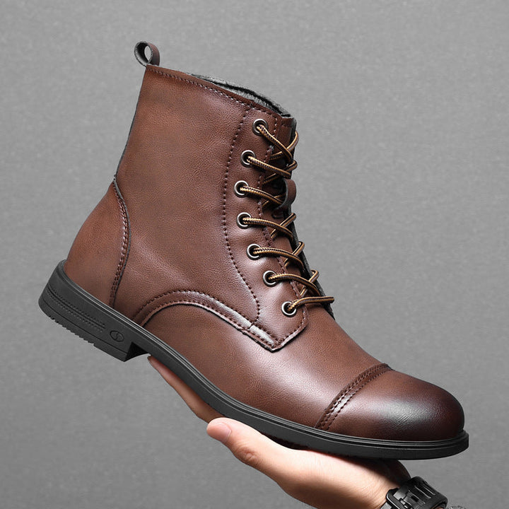 Morgan™ | Botines de cuero sintético