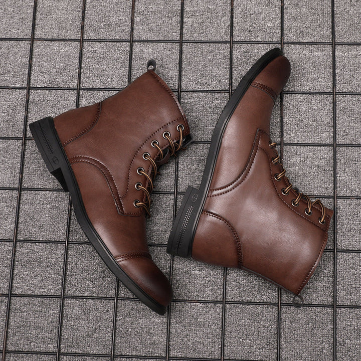 Morgan™ | Botines de cuero sintético